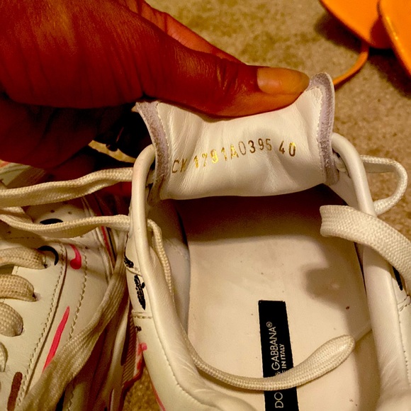 Dolce & Gabbana Hand painted Daymaster low top sneakers - Picture 8 of 9